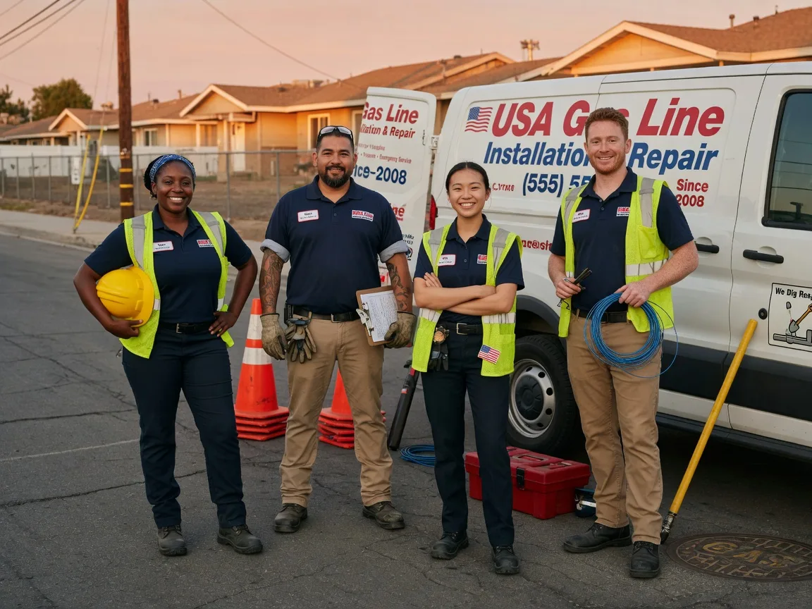 Gas Line Installation company in Cedarpines Park, CA